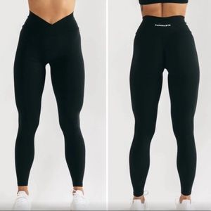 Black Alphalete Surface Power Leggings